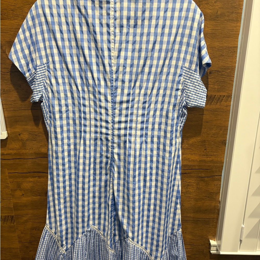 Thakoon × RTR Blue Gingham Dress - Picture 10 of 11